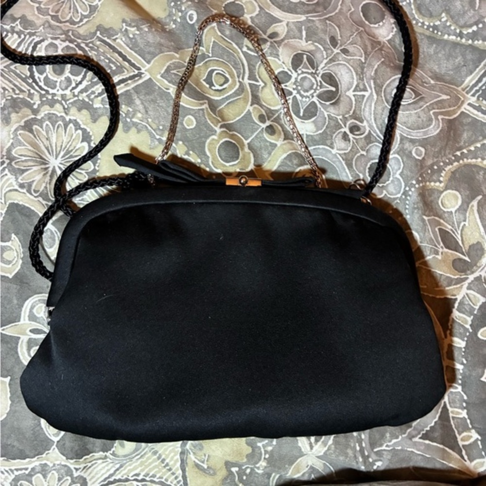 Kate‎ Landry Black Evening Bag